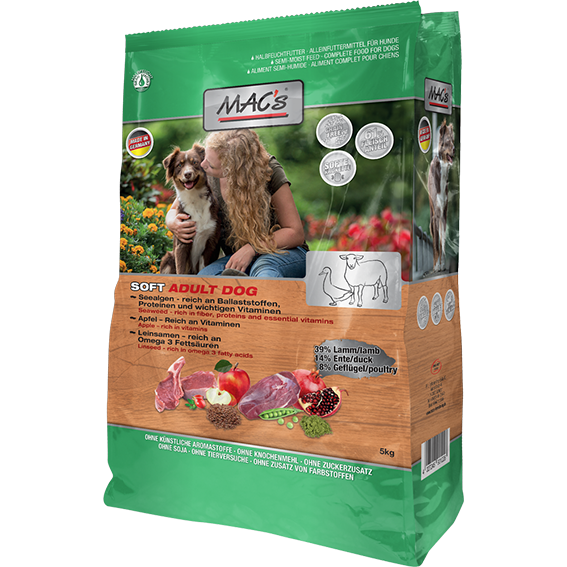 Levně SOFT MACs Dog GRAIN FREE JEHNĚ A KACHNA 1,5 kg