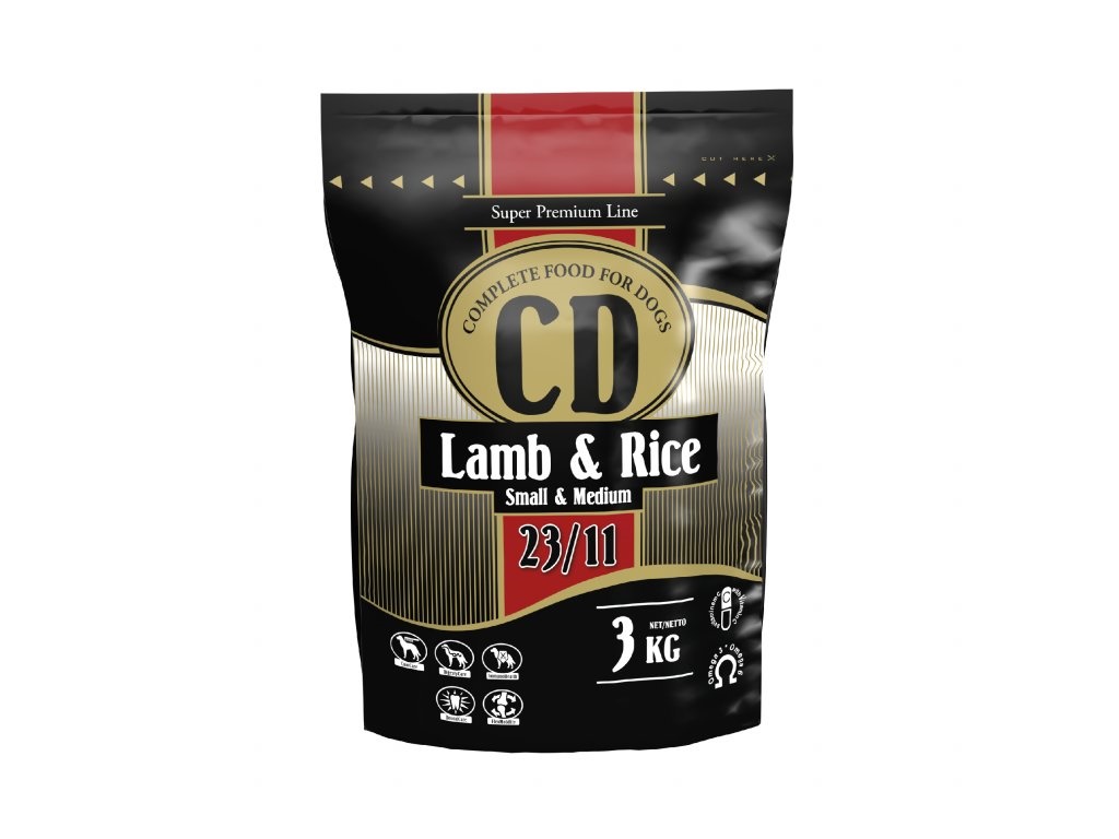 Levně CD Lamb and rice small and medium 3 kg