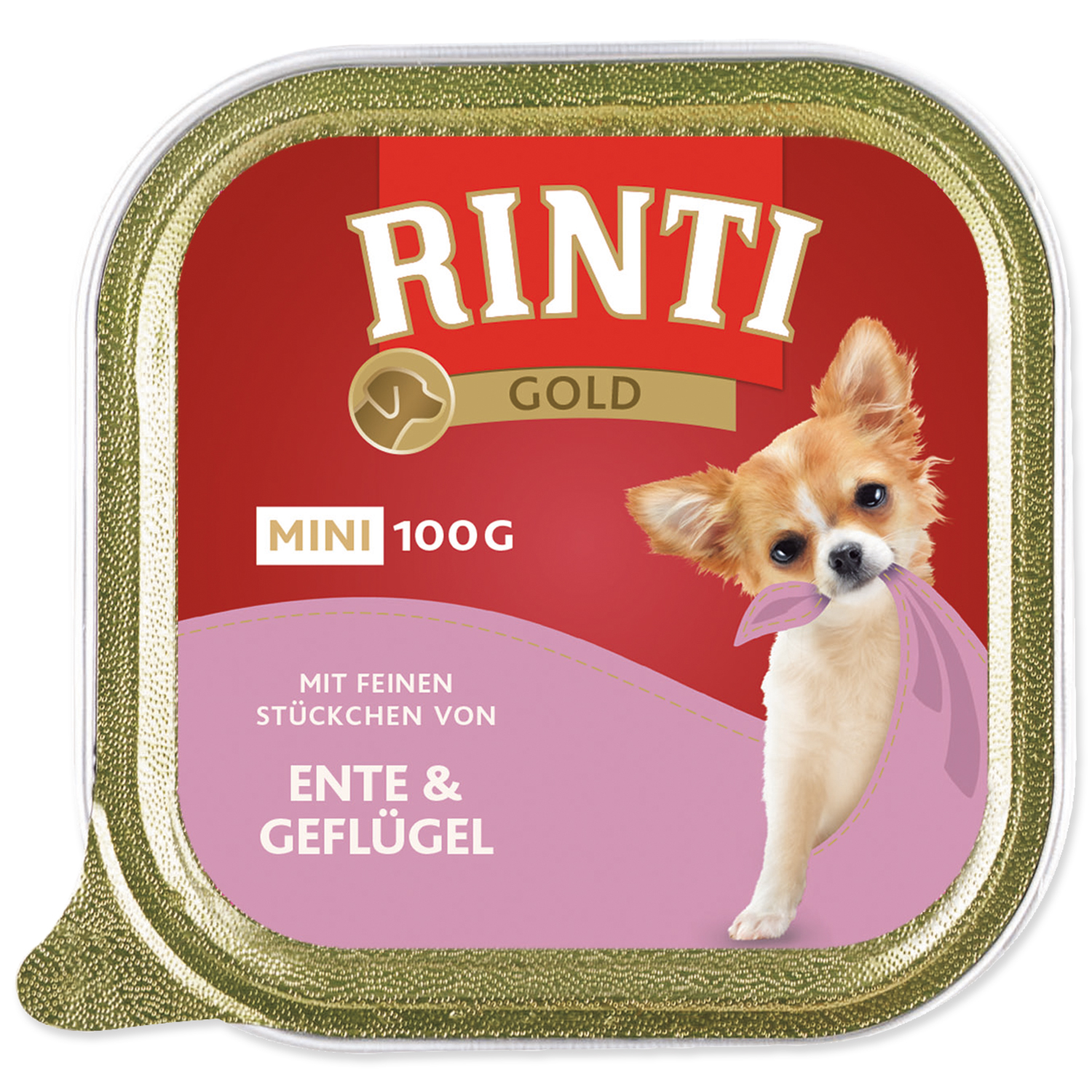 Levně Vanička RINTI Gold MINI kachna + drůbež 100g