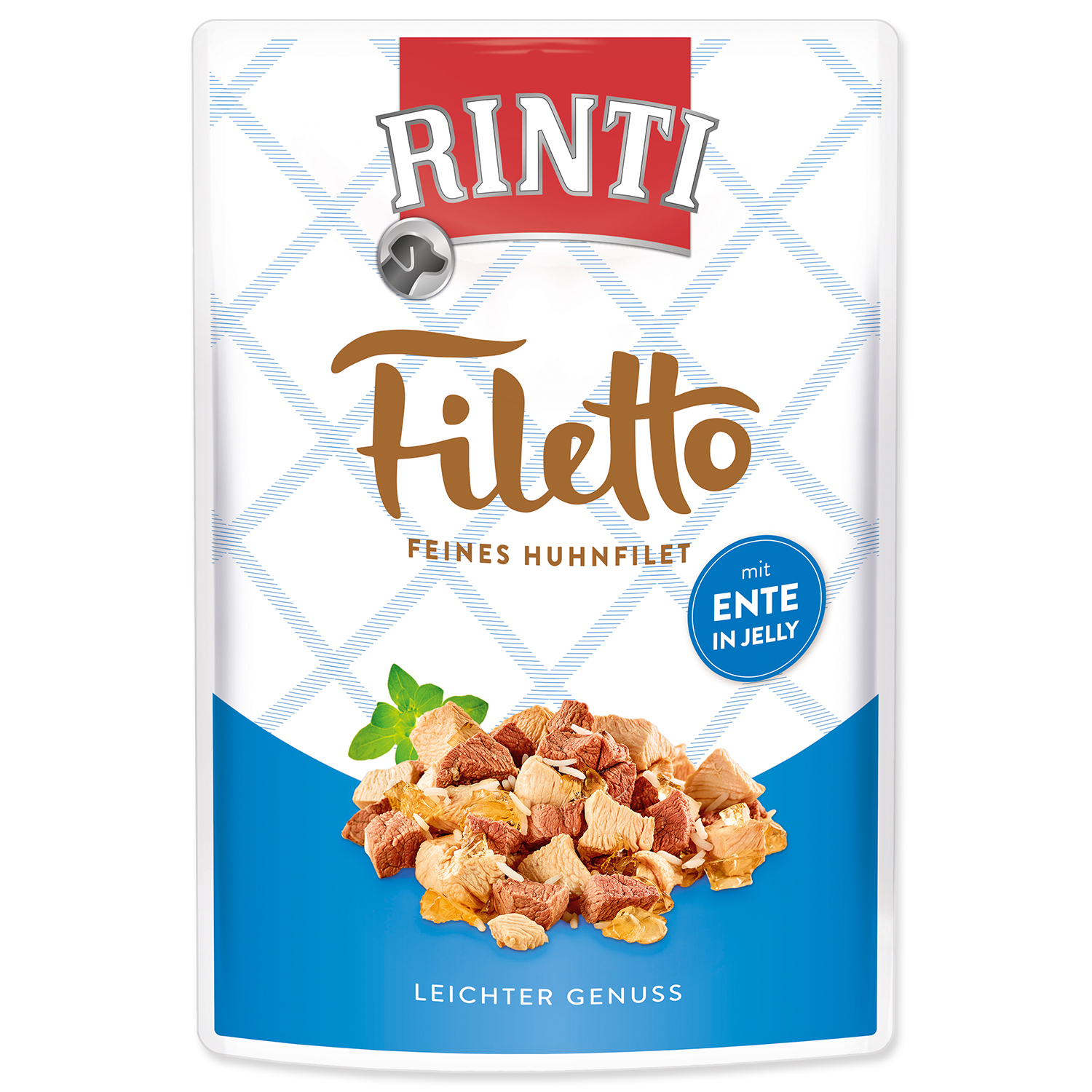 Levně Kapsička RINTI Filetto kuře + kachna v želé 100 g