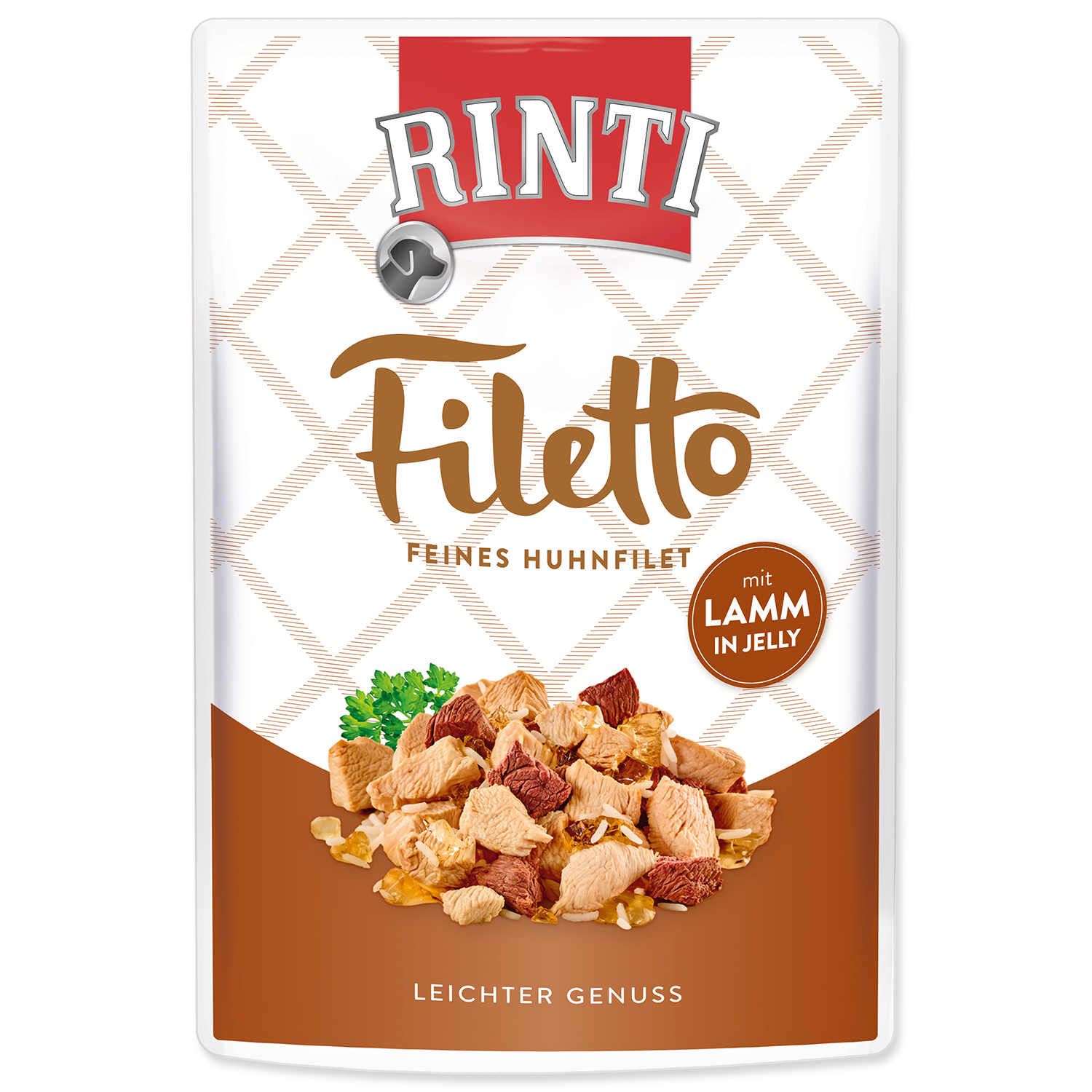 Levně Kapsička RINTI Filetto kuře + jehně v želé 100 g