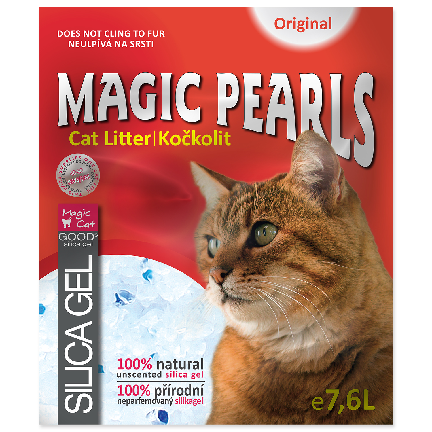 Levně Kočkolit MAGIC PEARLS Original 7,6 l