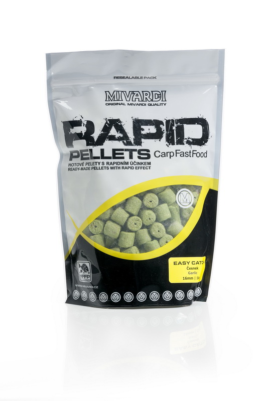 Levně Pelety Rapid Easy Catch Česnek 1 kg 8 mm