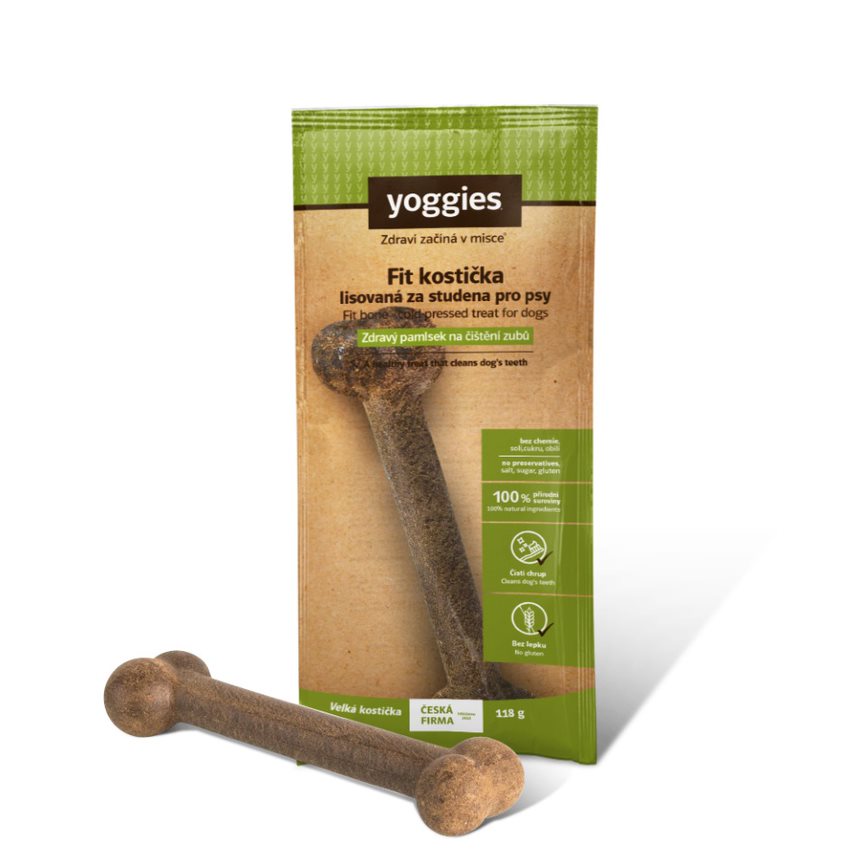 Levně Fit kostička Yoggies pro psy 118g lisovaná za studena