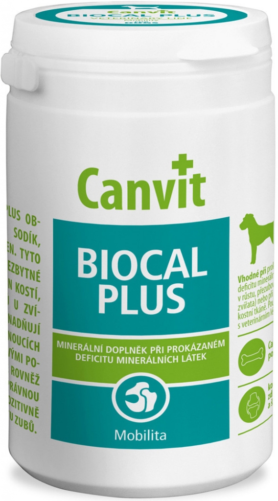 Levně Canvit Biocal Plus pro psy ochucený 500 g