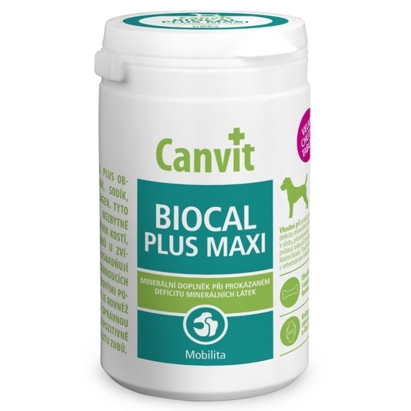 Levně Canvit Biocal Plus MAXI pro psy ochucený 230 g