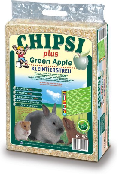 Levně Chipsi piliny jablko 60l