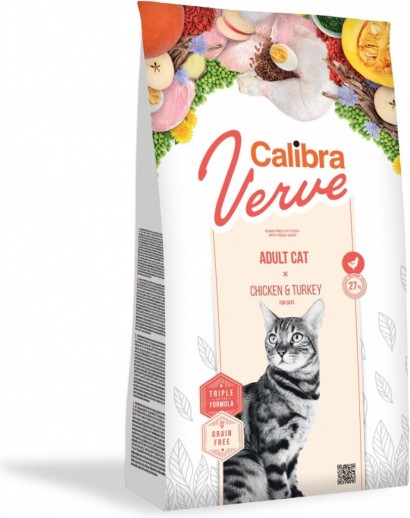 Levně Calibra Cat Verve GF Adult Chicken&Turkey 3,5 kg