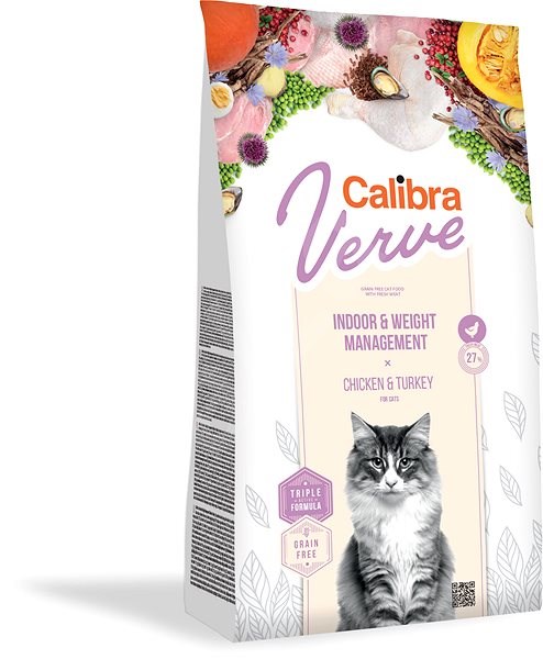Levně Calibra Cat Verve GF Indoor&Weight Chicken 3,5 kg