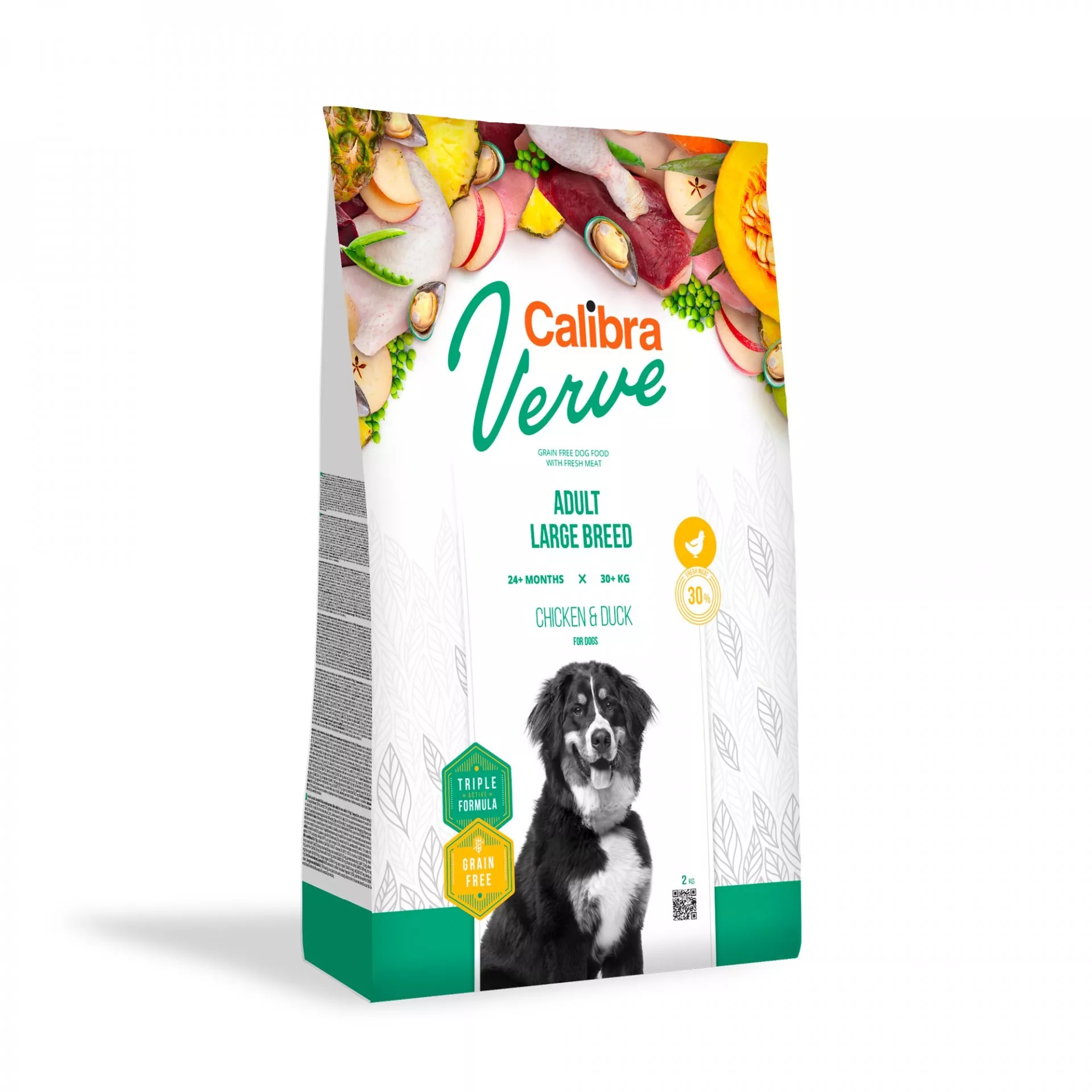 Levně Calibra Dog Verve GF Adult Large Chicken&Duck 2 kg