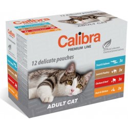 Levně Calibra Cat kapsa Premium Adult multipack 12 x 100 g