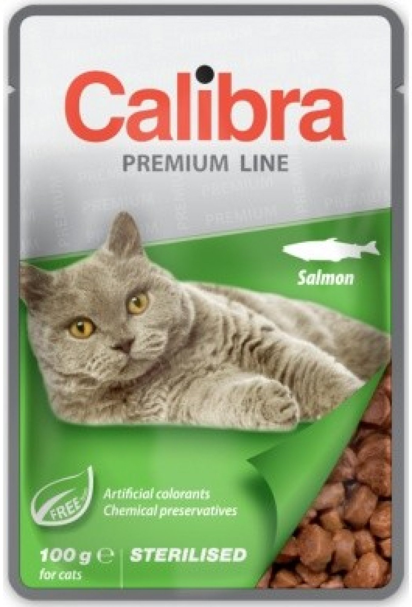 Levně Calibra Cat kapsa Premium Sterilised Salmon 100 g