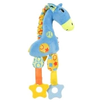 Levně Hračka pes GIRAFFE COLOR plyš modrá 29cm Zolux