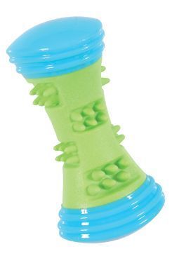 Hračka pes TPR SUNSET činka 16cm zelená Zolux