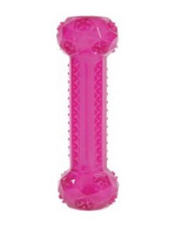 Hračka pes kost TPR POP STICK 25cm růžová Zolux