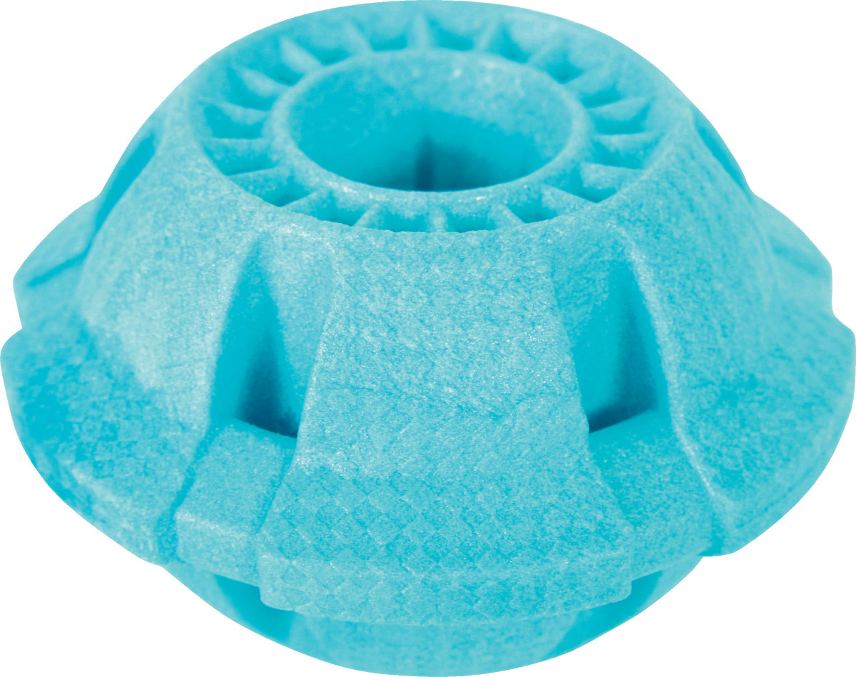 Hračka pes BALL MOOS TPR 8cm modrá Zolux