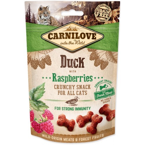 Levně Carnilove Cat paml. DUCK raspberries 50 g