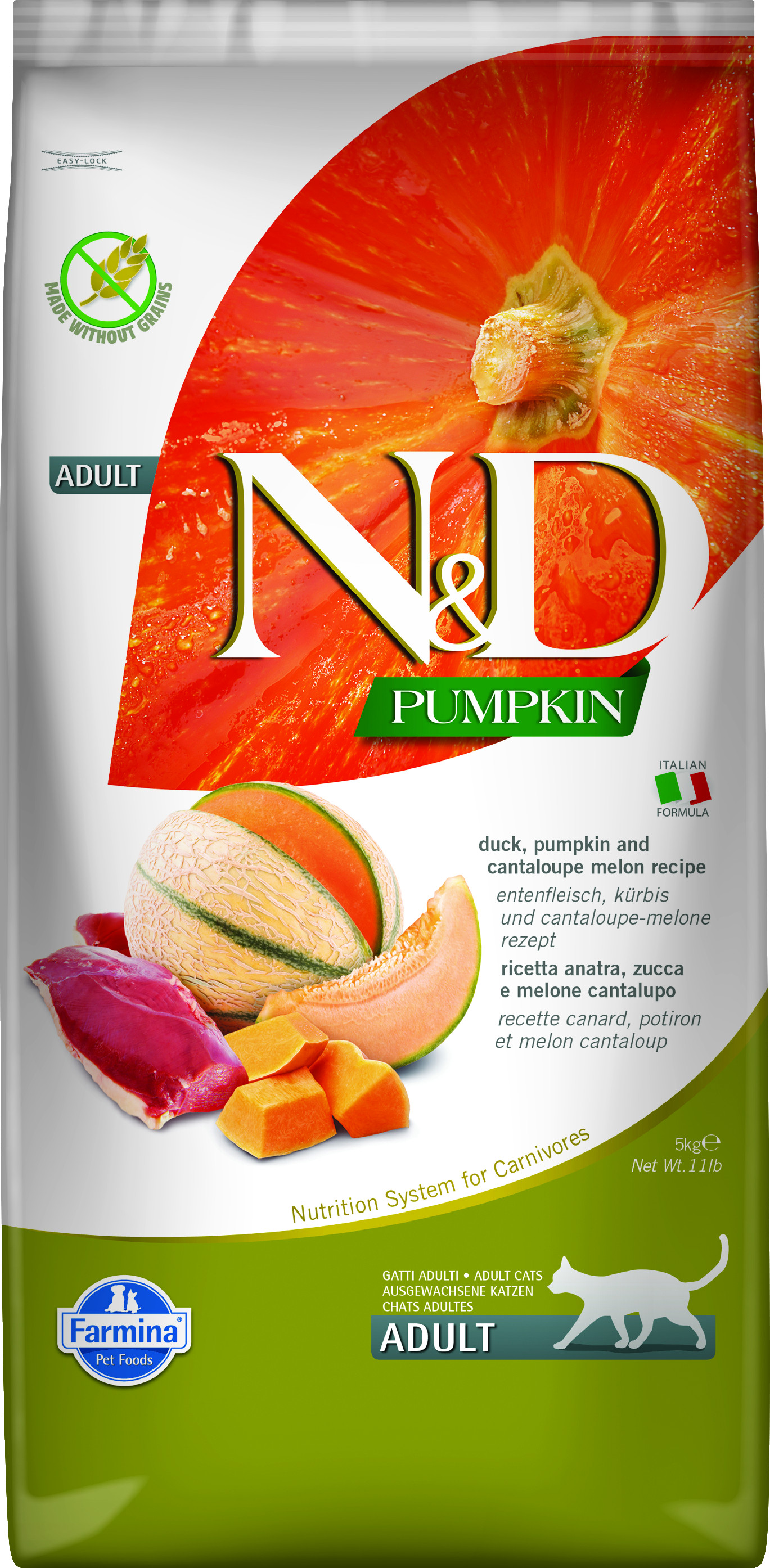Levně N&D Pumpkin CAT Duck & Cantaloupe melon 5kg