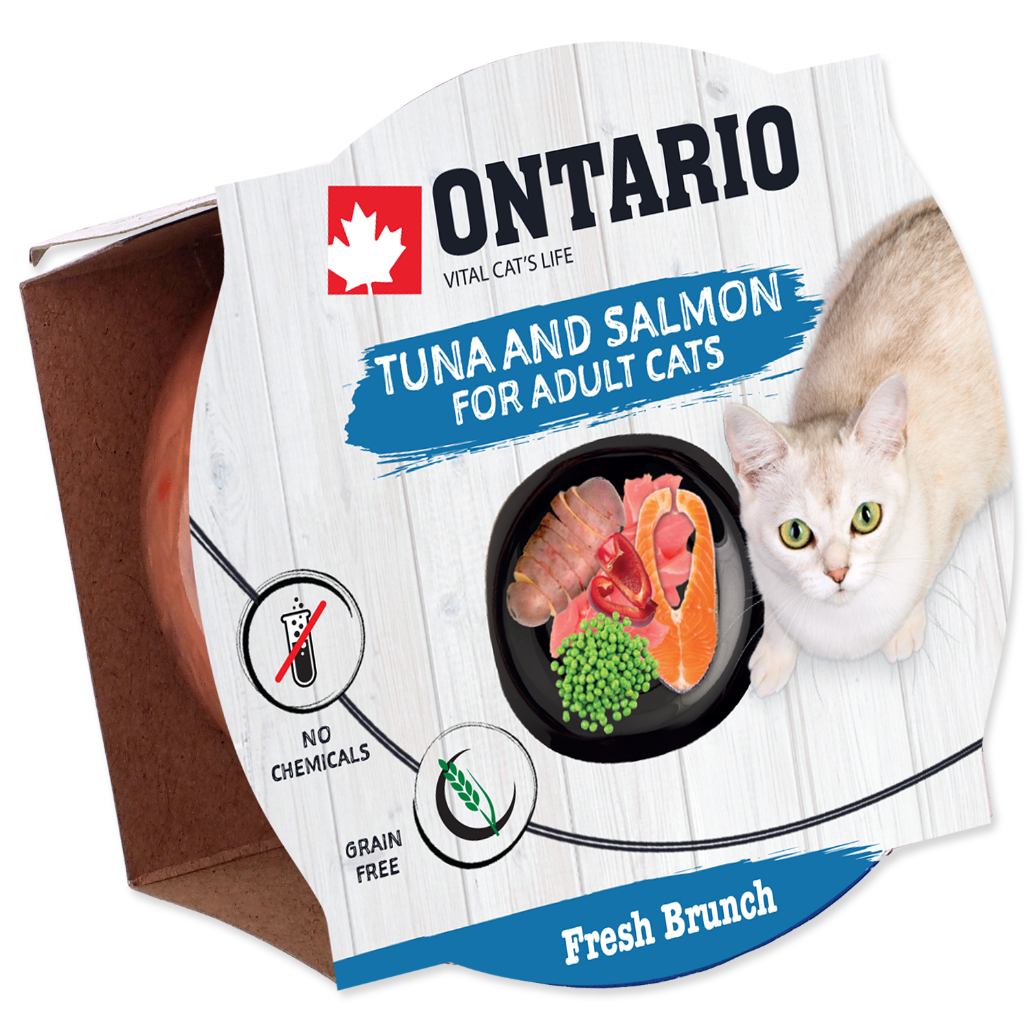 Levně Kalíšek ONTARIO Fresh Brunch Tuna & Salmon