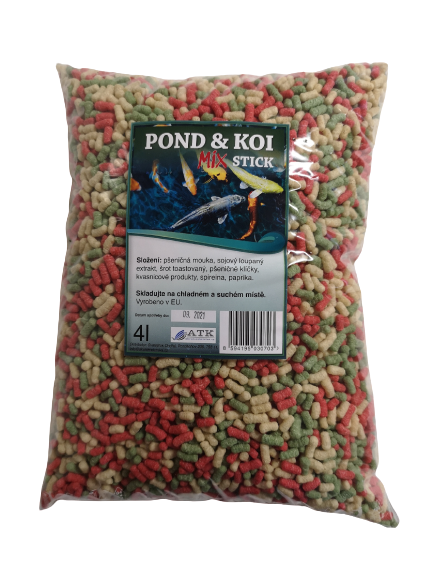 Levně Koi pond sticks mix 4l 4mm