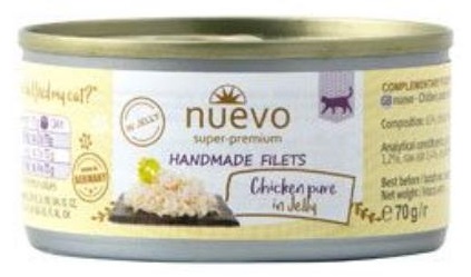 Levně Nuevo kočka Handmade Pure kuře v želé konz. 70g