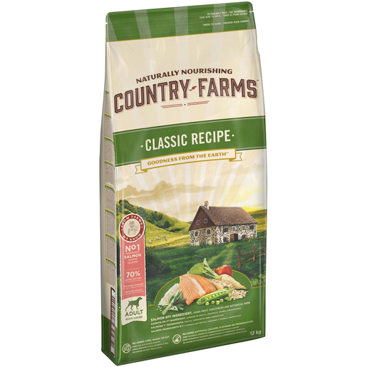 Levně Country farms classic adult dog losos 12kg