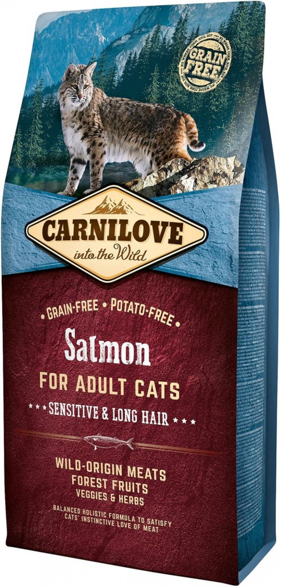 Levně Carnilove Cat Salmon for Adult Sensitive & LH 6kg
