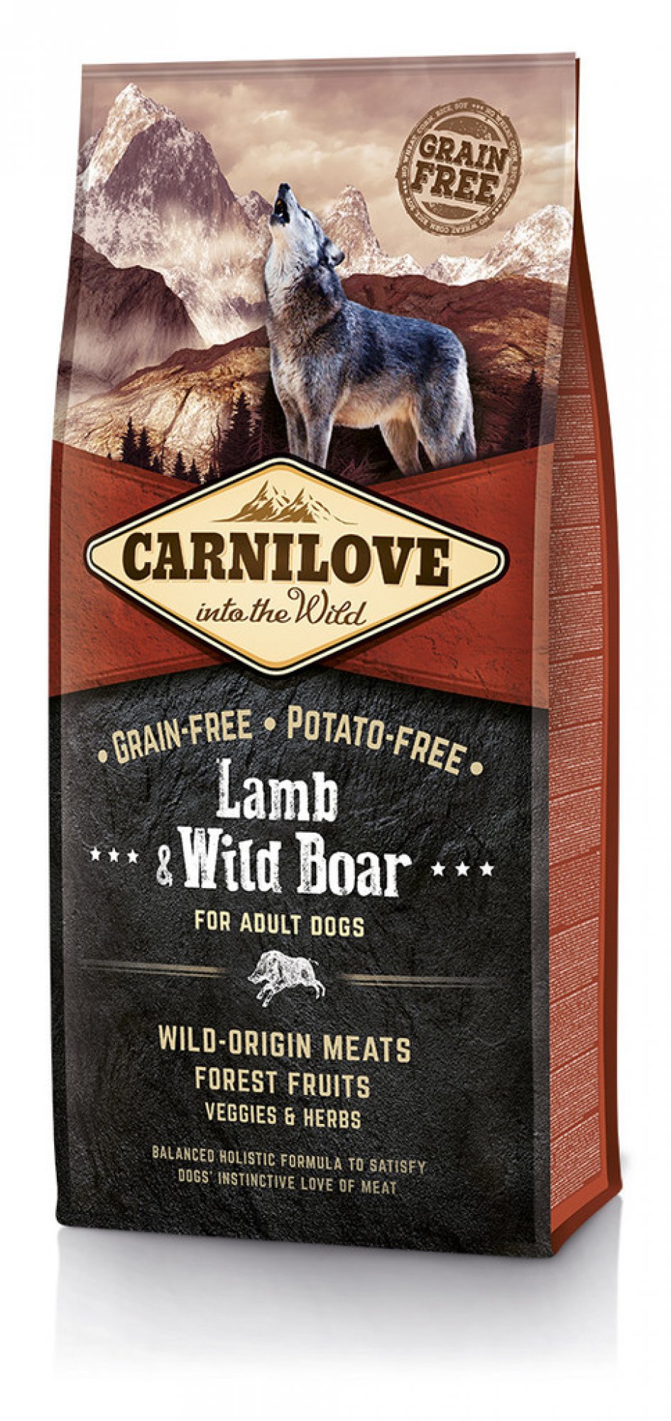 Levně Carnilove adult dog lamb+wild boar 12kg