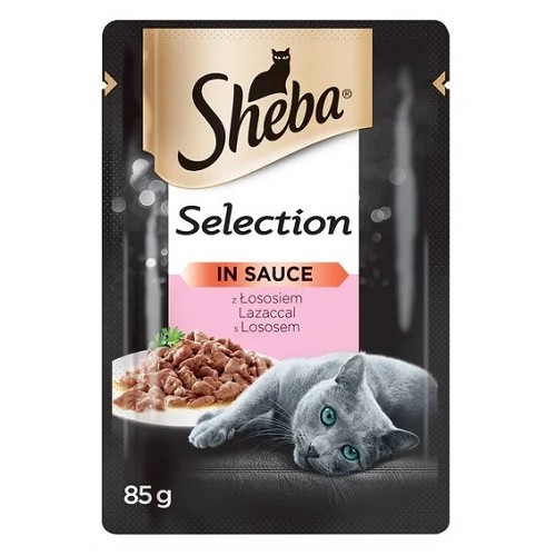 Levně Sheba selection in sauce 85g s lososem