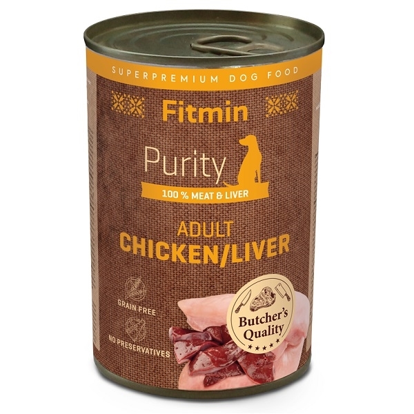 Levně Fitmin Dog Purity konzerva Chicken with Liver 400 g