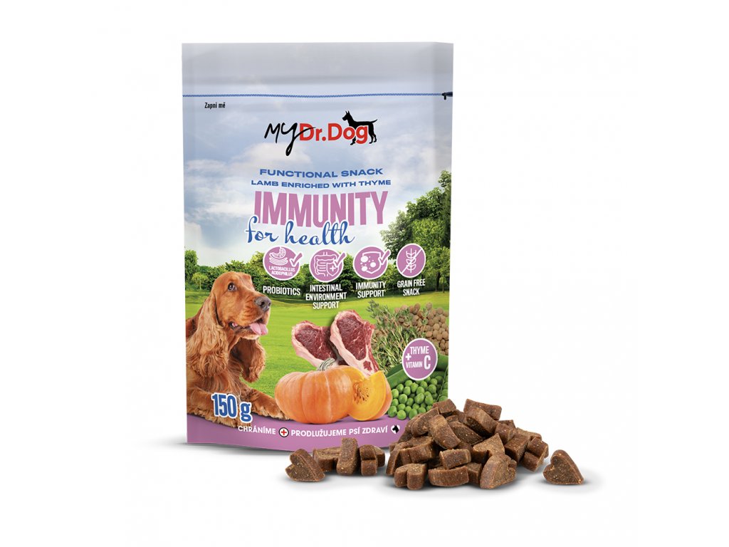 Levně Pamlsky MyDr.Dog Immunity for health 150 g