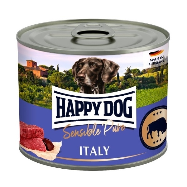 Levně Konzerva Happy Dog Büffel Pur buvolí 200 g