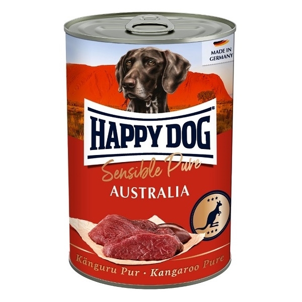Levně Konzerva Happy Dog Känguru Pur Australia Klokaní 400 g