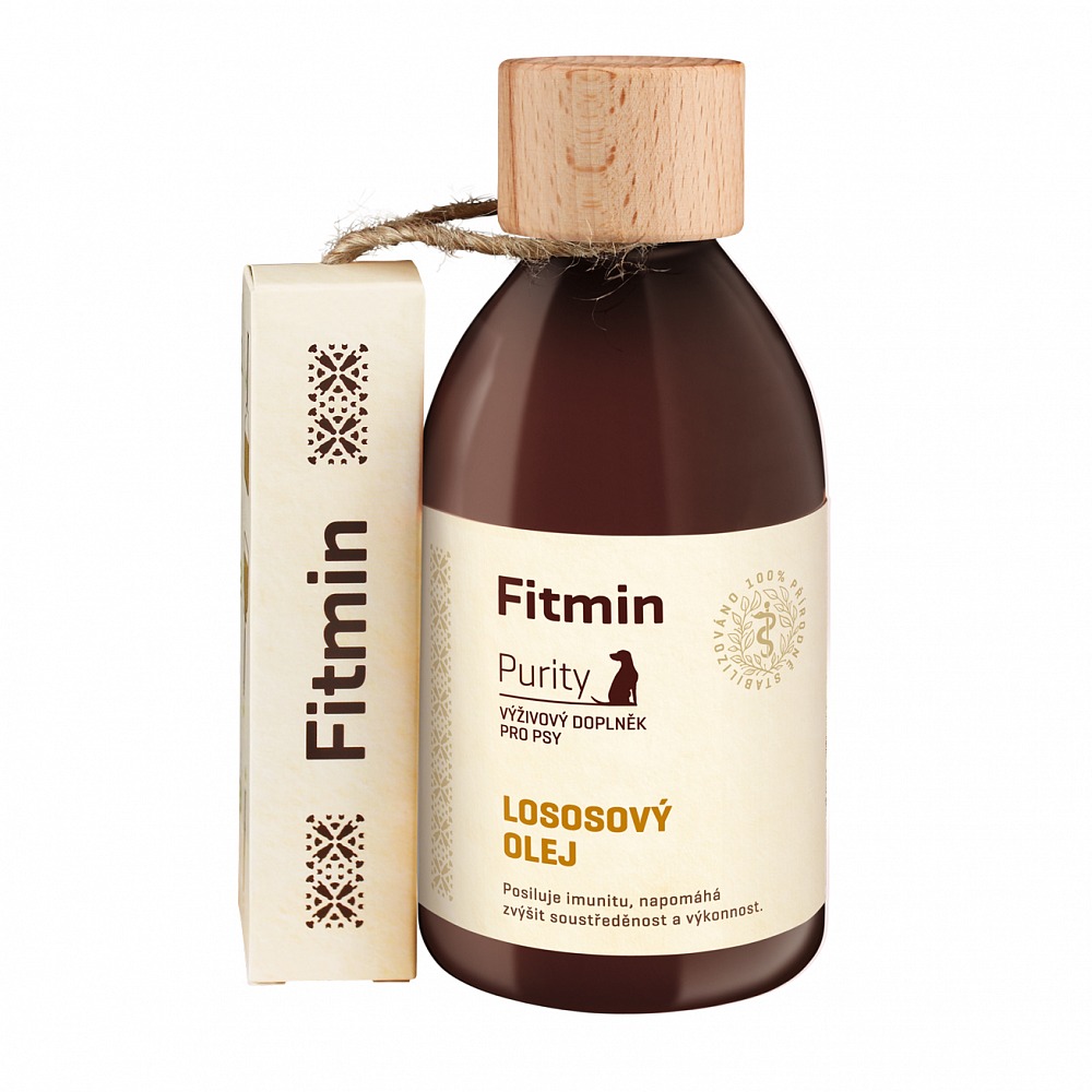 Levně Fitmin Purity Lososový olej doplněk pro psy 300 ml