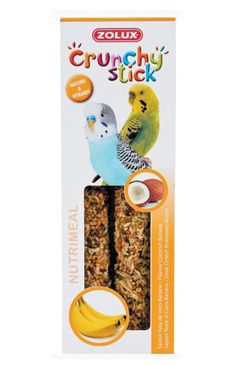 Levně Crunchy Stick Parakeet Kokos/Banán 2ks Zolux