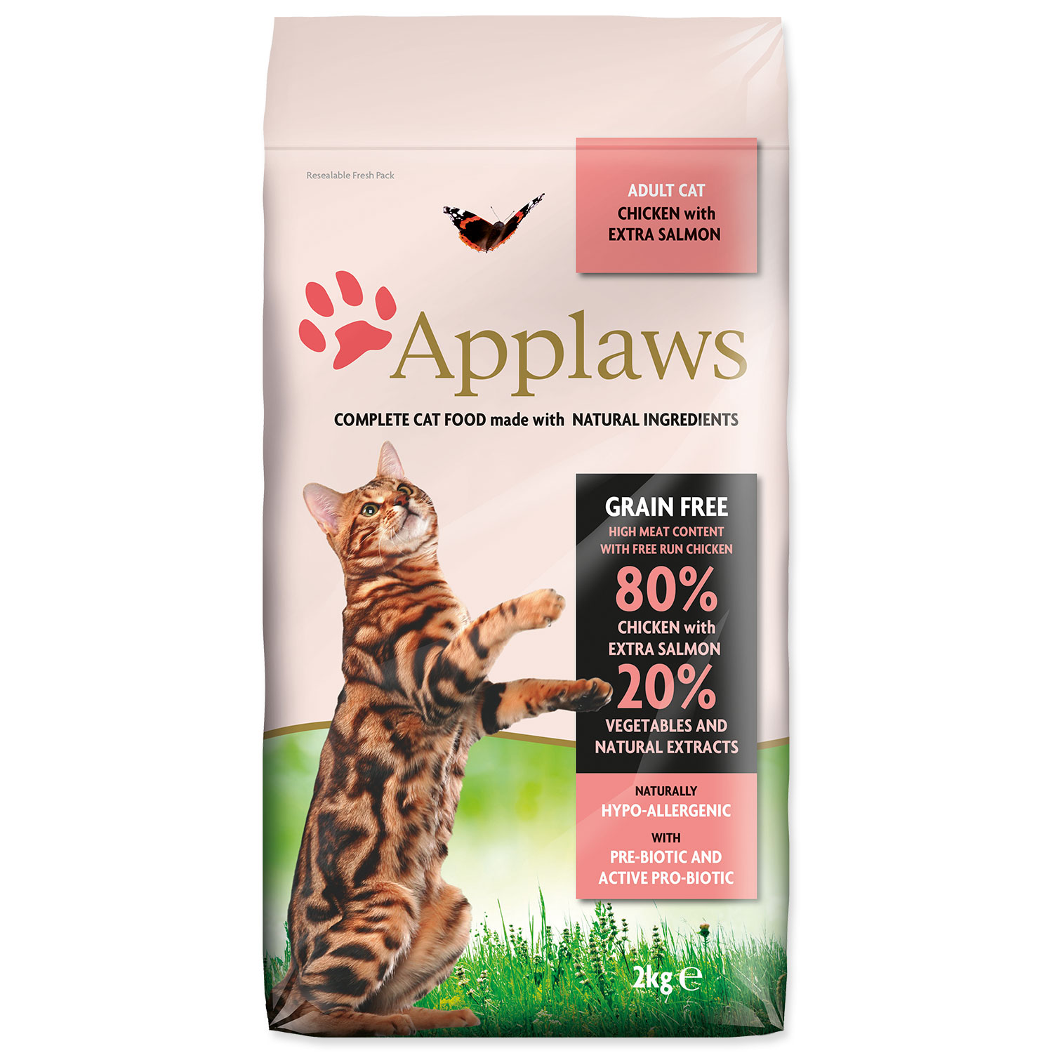 Levně APPLAWS Dry Cat Chicken & Salmon 2 kg