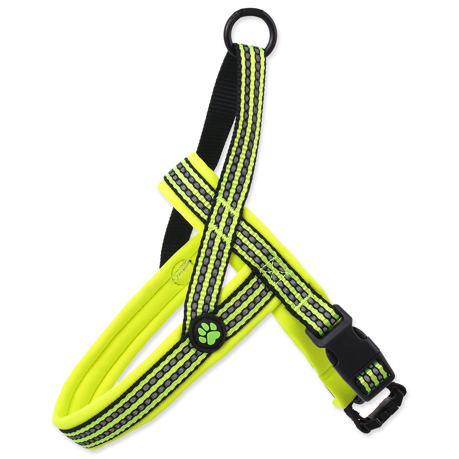 Levně Postroj ACTIVE DOG Neoprene limetka XS