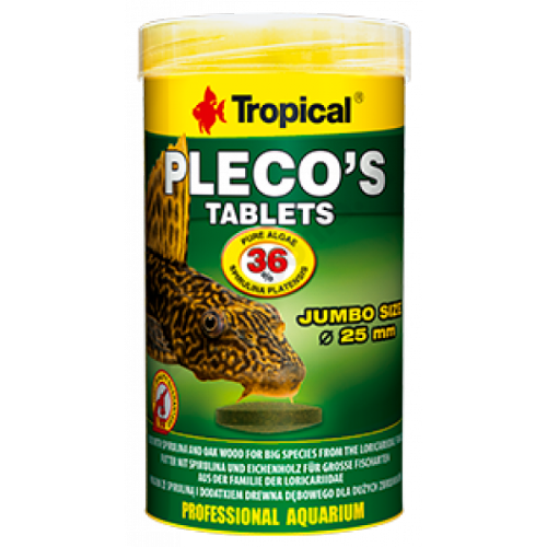 Levně Tropical Pleco's 50ml tablety Jumbo size