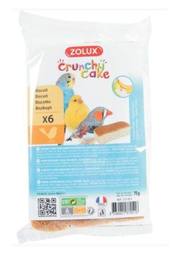 Levně Sušenky pták CRUNCHY CAKE APPLE BANANa 6ks 75g Zolux