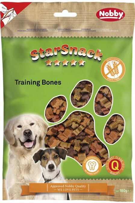 Levně Nobby StarSnack Training Bones GRAIN FREE pamlsky 180g