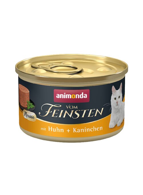 Levně Vom Feinsten MOUSSE kuře + králík 85 g