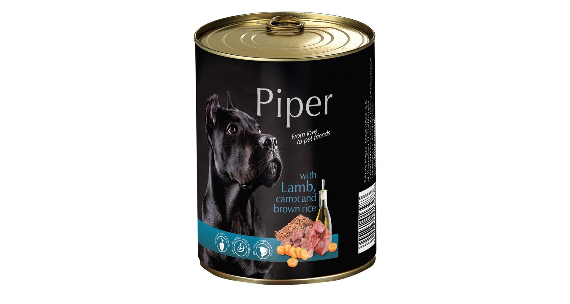 Levně Konzerva Piper s jehněčím, mrkví a rýží g: 400g