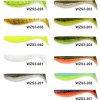 Dipované umělé nástrahy FishUP 8cm / 8ks Wizzle Shad 3 (Variant Barva Green Pumpkin/Chartreuse)