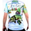 Dres SPORTS malovaný - štika