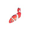 Ryba "NEMO" jako živá, mrskající se, s catnipem, látka, 26 cm (RP 0,90 Kč)