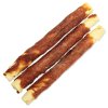 Pochoutka Rasco Premium buvolí kůže obalená kachním, tyčinky 18cm 3x140g