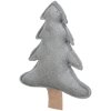 Vánoční stromek s catnipem, 10.5 cm, filc, šedá