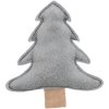 Vánoční stromek s catnipem, 10.5 cm, filc, šedá