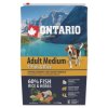 Krmivo Ontario Adult Medium Fish & Rice 12kg