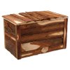Domek Small Animals dřevěný s kůrou 28x18x16cm